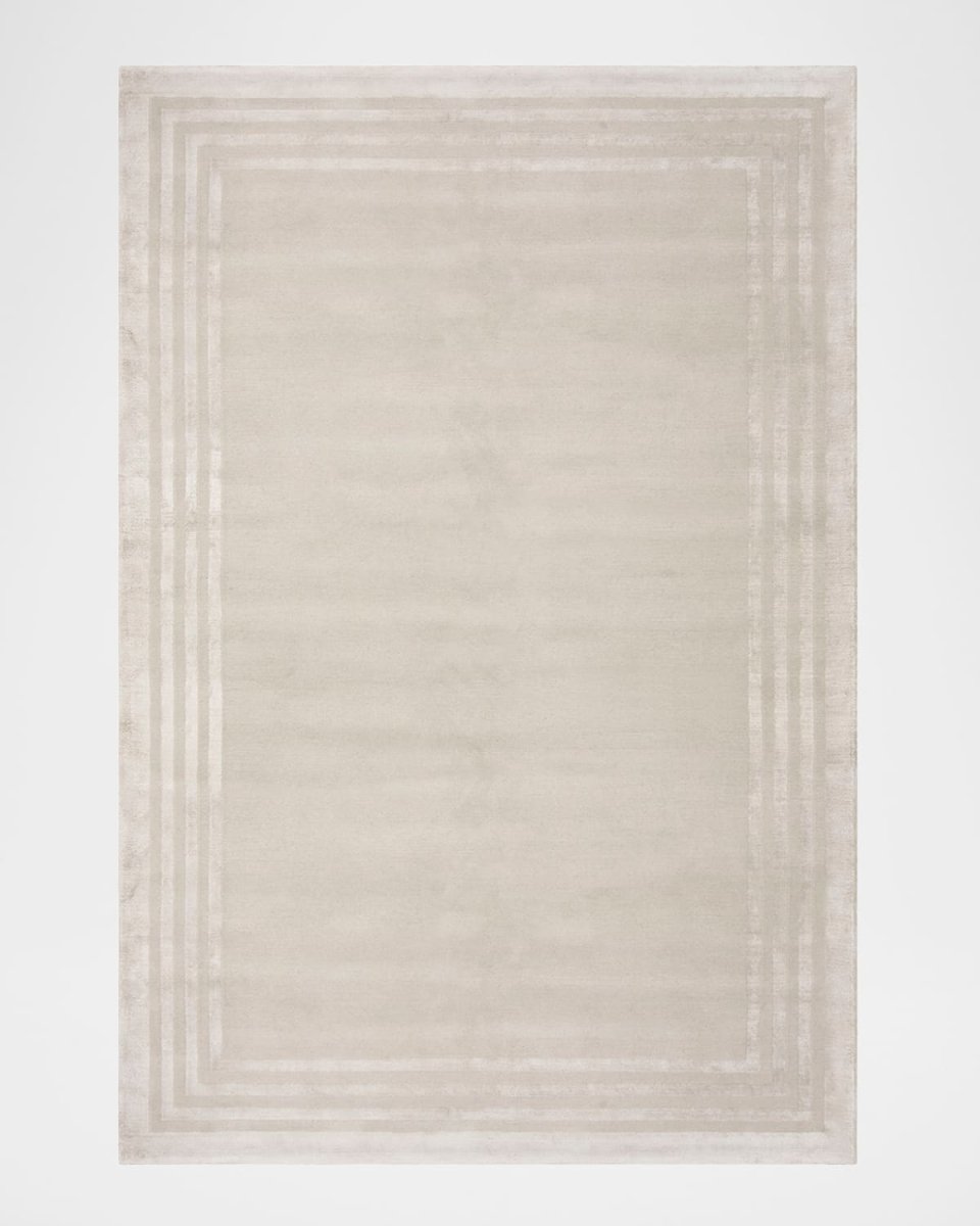 Ellington Border Hand Knotted Rug